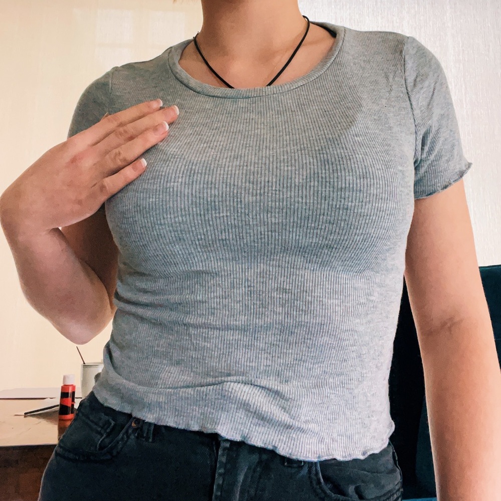 Wild Fable Scalloped Tee